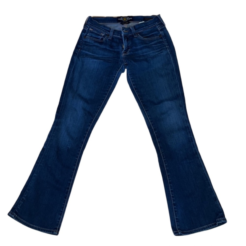 Denim flared pants / low waisted pants